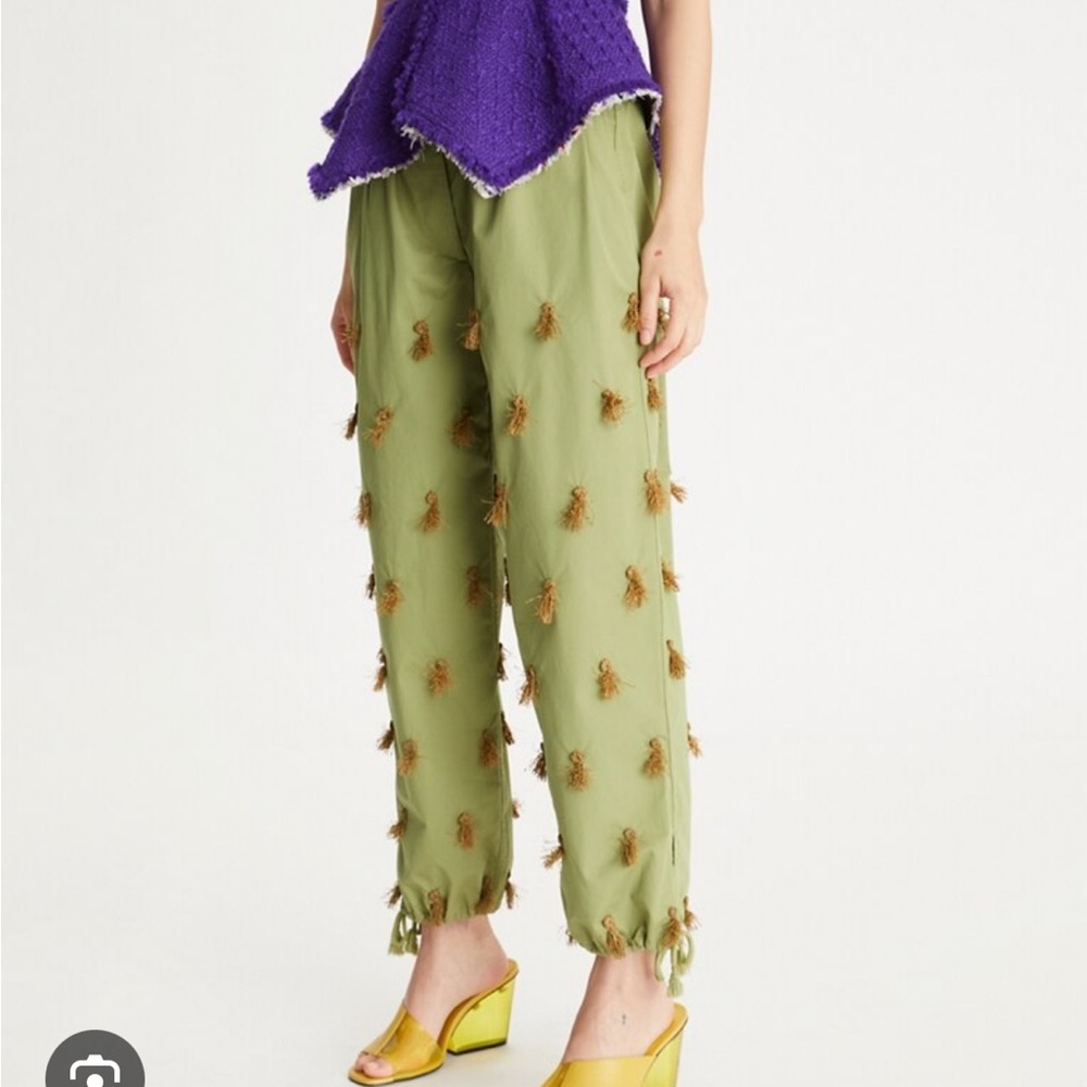 Tory Burch Poplin Drawstring Pants Size 2